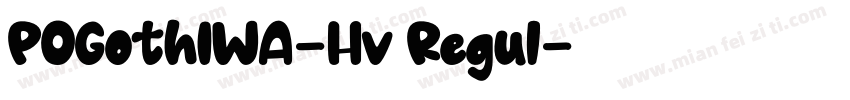 POGothIWA-Hv Regul字体转换